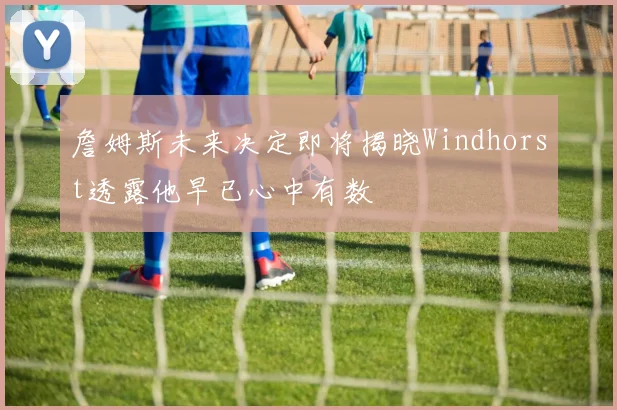 詹姆斯未来决定即将揭晓Windhorst透露他早已心中有数